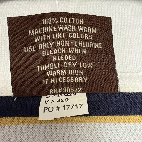NWT Steve & Barry's Pique Polo Preppy Light Academia Y2K Mens Sz XXL - Picture 3 of 6